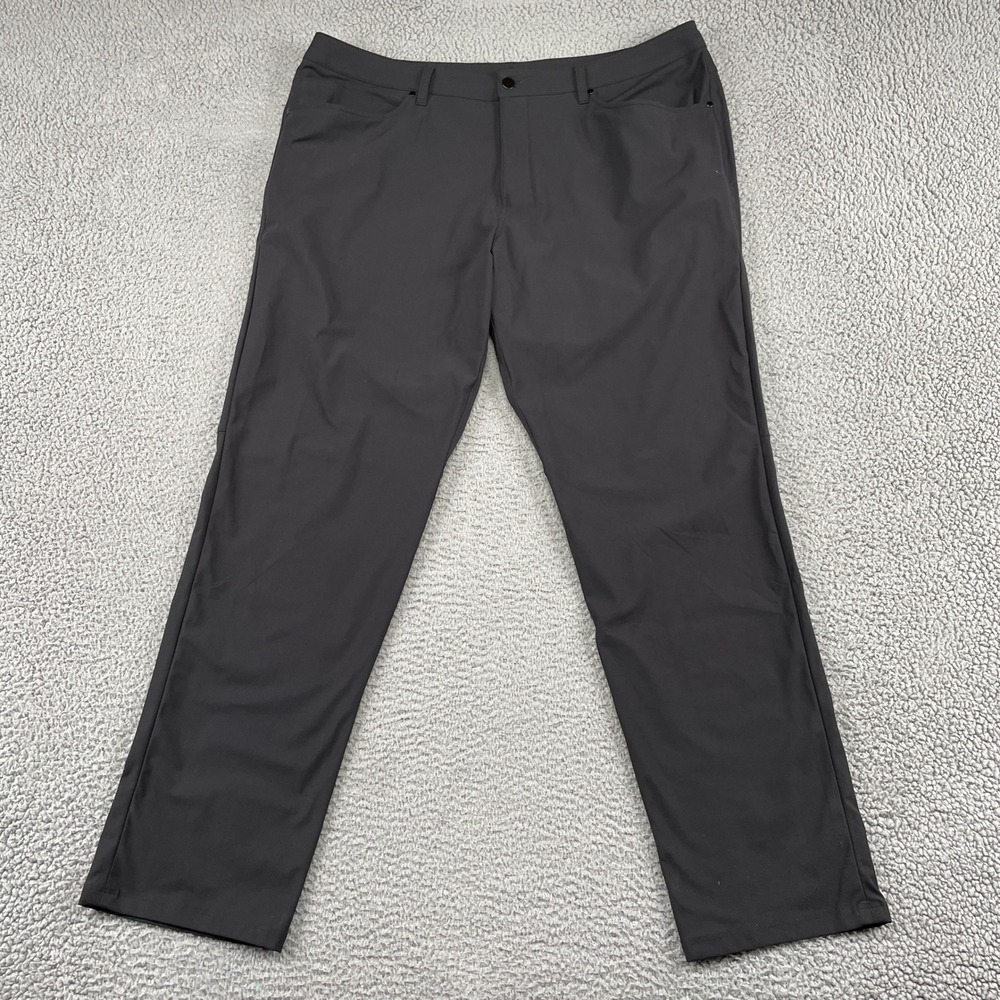 Lululemon Pants Mens 40x33 Black ABC Pant Classic Fit Warpstreme Performance
